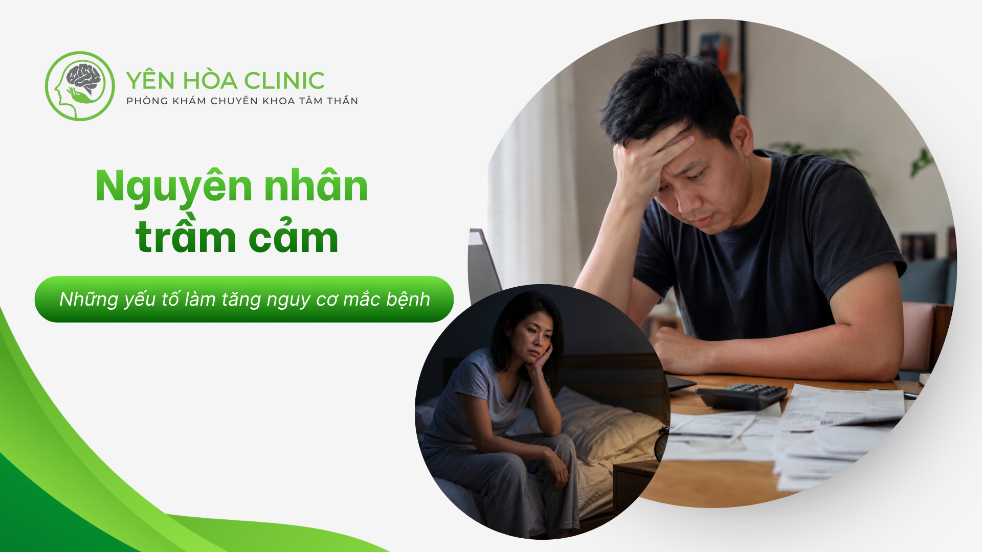 Nguyên nhân trầm cảm: Những yếu tố làm tăng nguy cơ mắc bệnh
